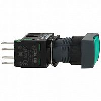 Кнопка Harmony 16 мм² IP65, Зеленый | код. XB6CA31B | Schneider Electric